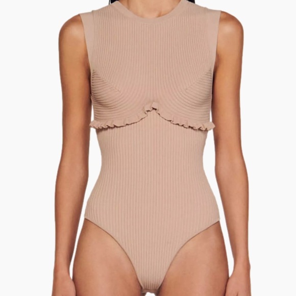 Sandro
Ribbed Knit Bodysuit size 1 NWT - Picture 2 of 7